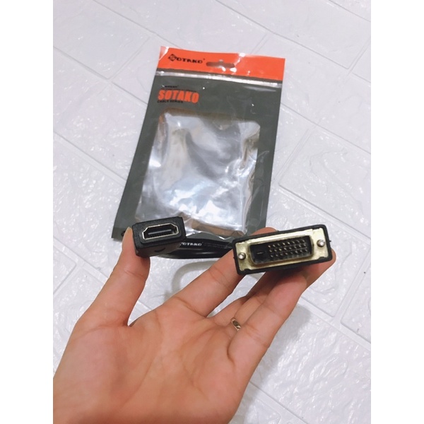 Dây Cáp Chuyển Đổi Tín Hiệu DVI sang HDMI (24+1) Hàng Chất Lượng