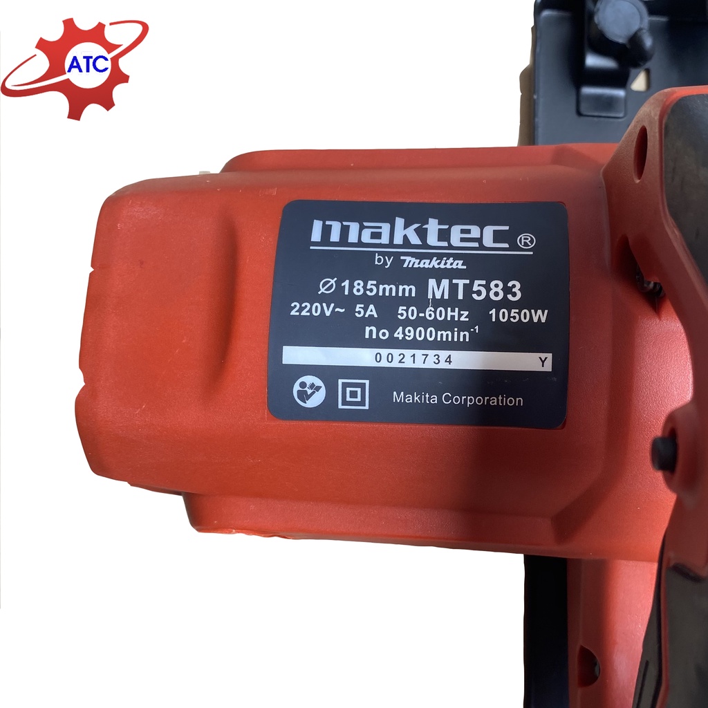 Máy cưa gỗ cầm tay Maktec tặng lưỡi cưa 180mm- Cưa đẩy chuyên dụng cho thợ mộc, thợ gỗ