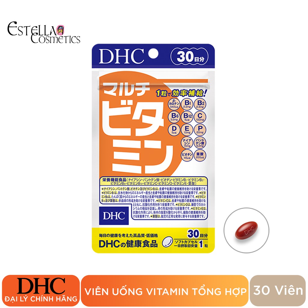 Viên Uống Vitamin Tổng Hợp DHC Multi Vitamins (15 Ngày, 30 Ngày, 90 Ngày)