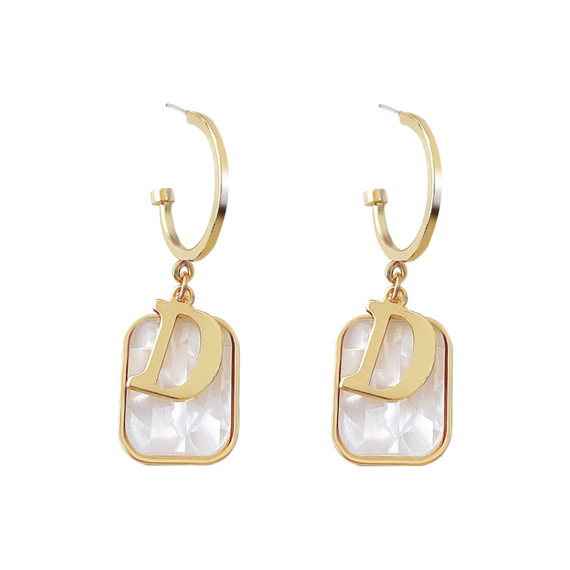 Southoreaegantfashionshelleearrings