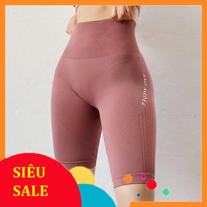 Quần lửng tập gym yoga thể thao lưng cao nâng mông tôn dáng S91Q