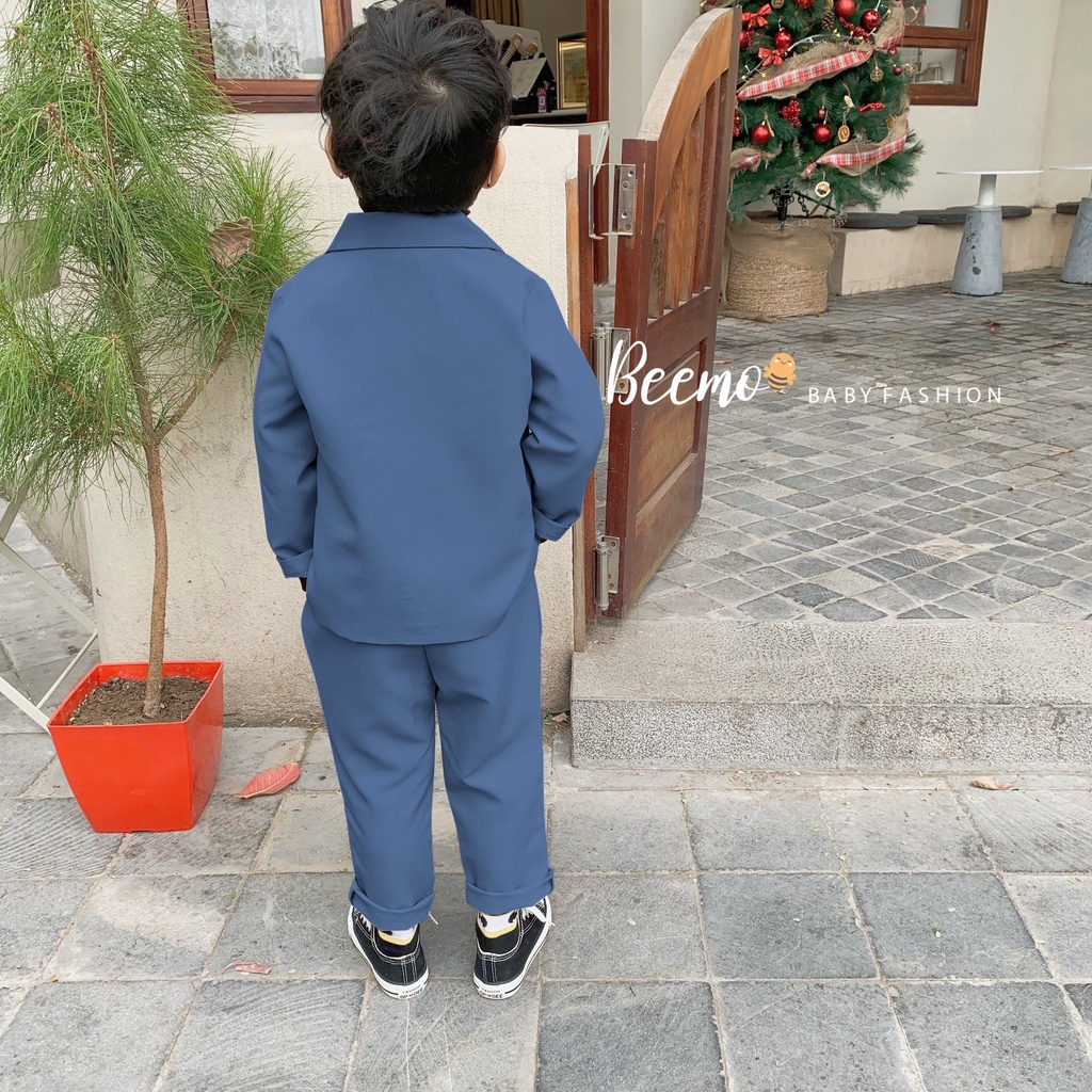 Bộ vest cho bé trai hàng thiết kế Beemo, bộ comle bé trai hàng đẹp