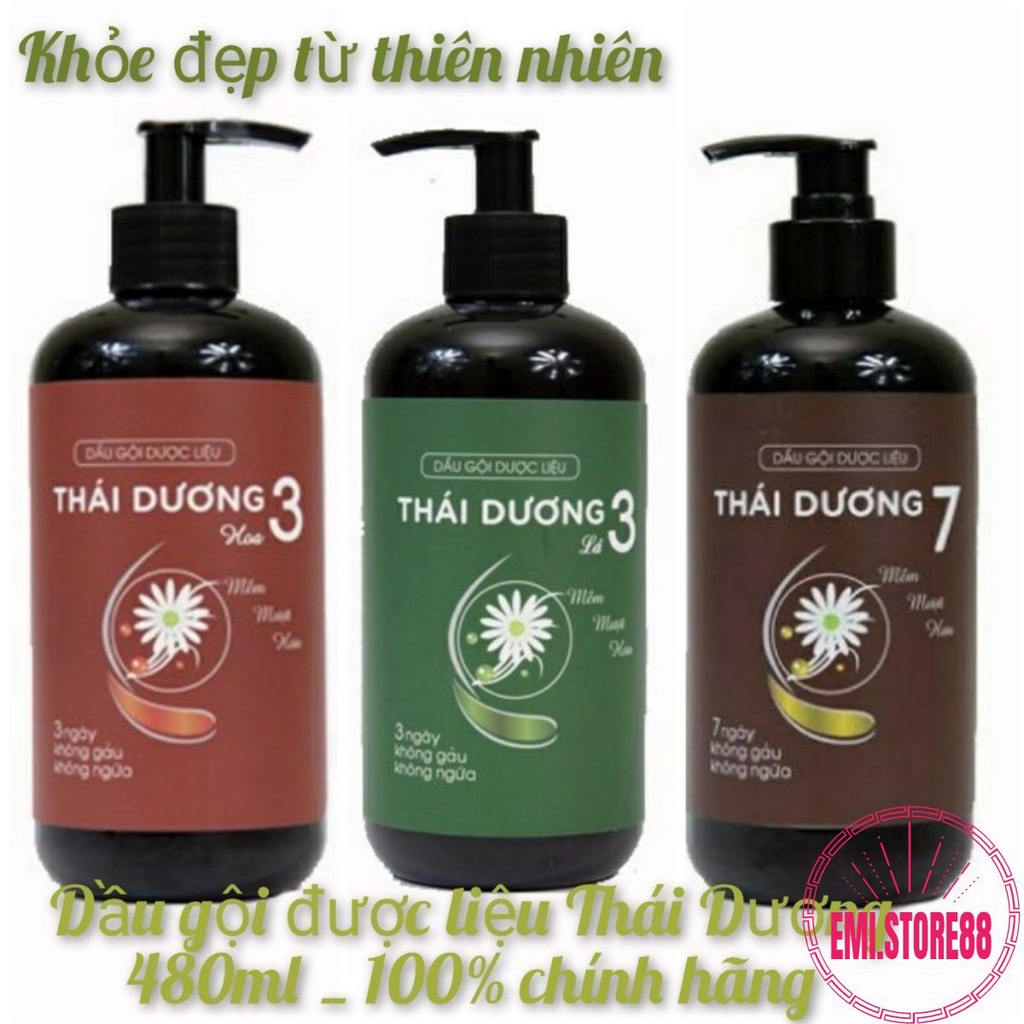 Dầu gội Thái Dương / Dầu gội dược liệu 480ml