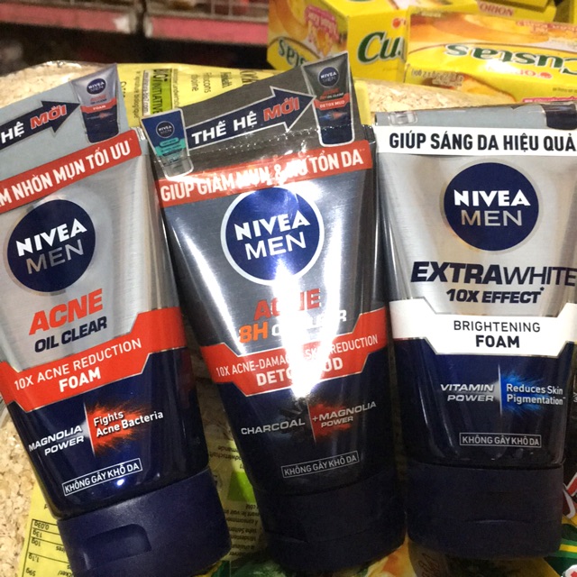 Sữa Rửa Mặt Nivea Men Các Loại 100g
