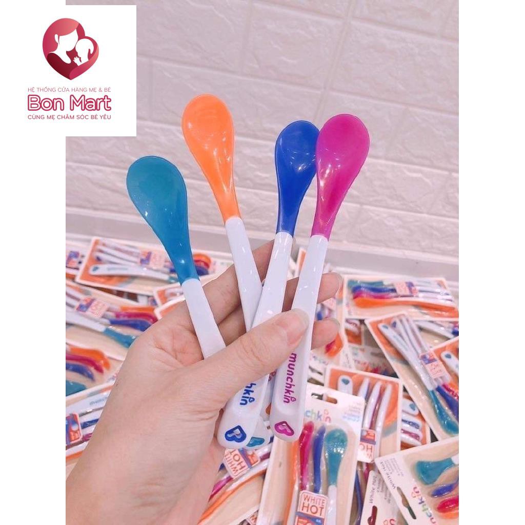 Thìa ăn dặm báo nóng Munchkin Mỹ ( sét 4 bán tách lẻ - giá bán lẻ 1 thìa )