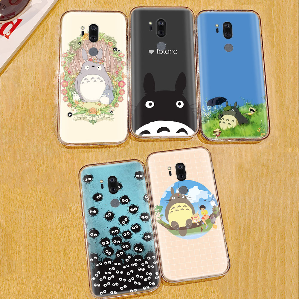 Ốp điện thoại trong suốt hình Totoro Ta48 cho LG G5 G6 G7 G8 THINQ K9 K11 V20 V30 V30S V35 V40 Q60