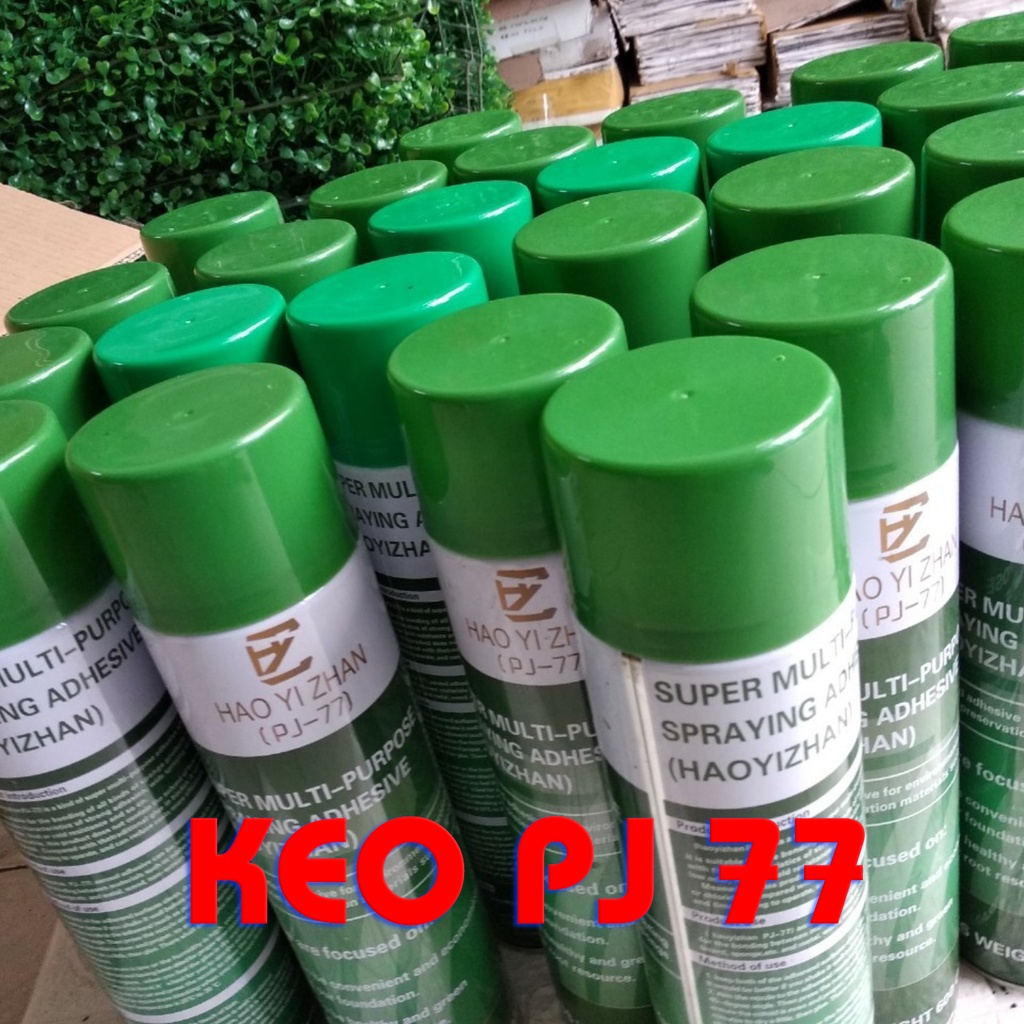 Keo Dán Xốp Vào Tường - Keo Dán Xịt Đa Năng PJ-77 Chuyên dùng dán Xốp và Dán Mút, Dán Gỗ