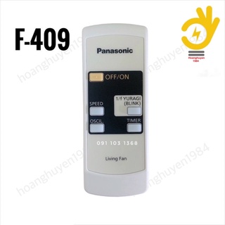 Điều khiển (remote) quạt đứng Panasonic dòng F-409 CHÍNH HÃNG