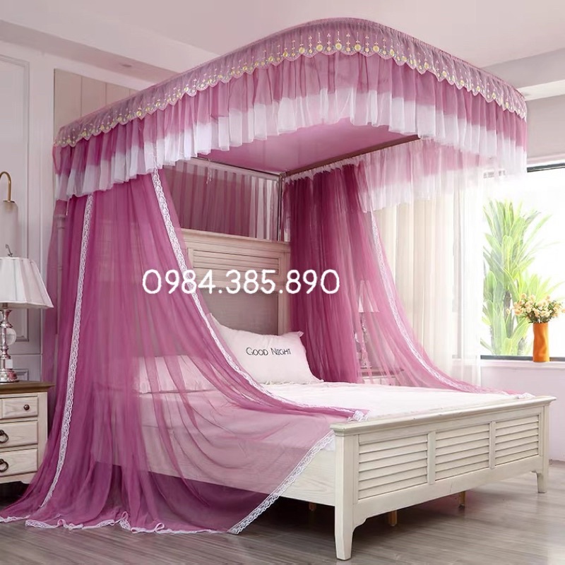 Màn/ Mùng 2 cột không khoan tường P102