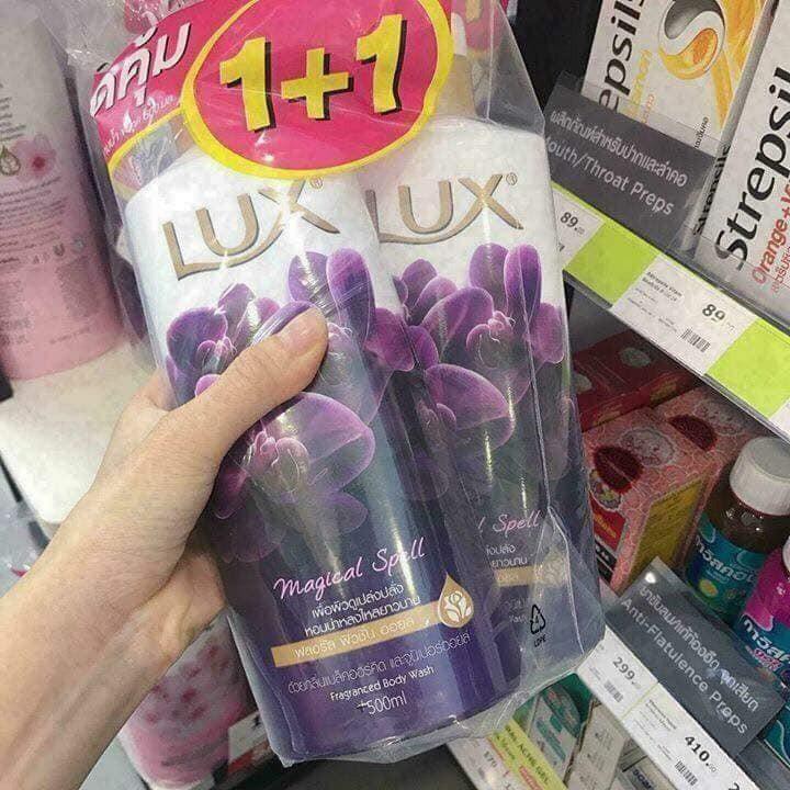 Combo 2 chai Sữa Tắm Lux Magical Spell Tím nhập khẩu Thailand- 450ml/chai