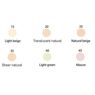 Phấn Phủ Dạng Bột VACOSI Natural Studio Powder