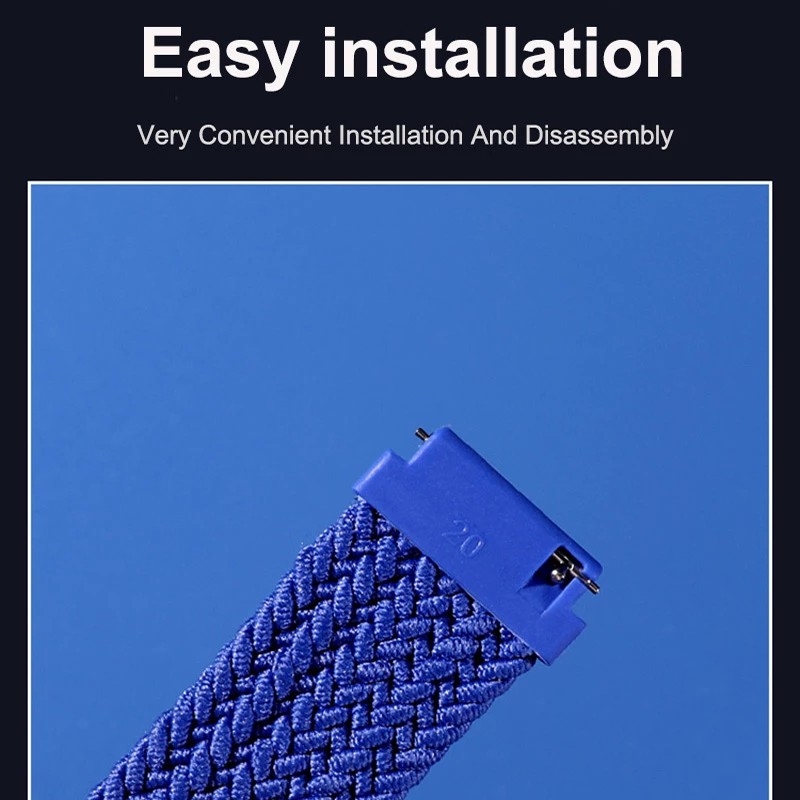 Dây Đeo Bện Cho Đồng Hồ Thông Minh Samsung Galaxy Watch 3 / 46mm / 42mm / Active 2 / Gear S3 20mm / 22mm