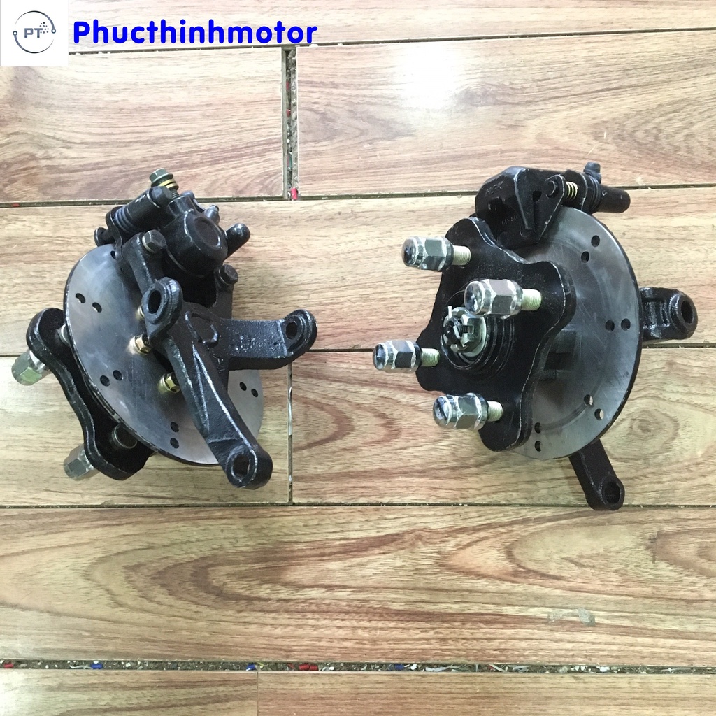 Bộ càng chữ A phanh đĩa dầu xe 3 bánh, ba gác, xe điện 4 bánh
