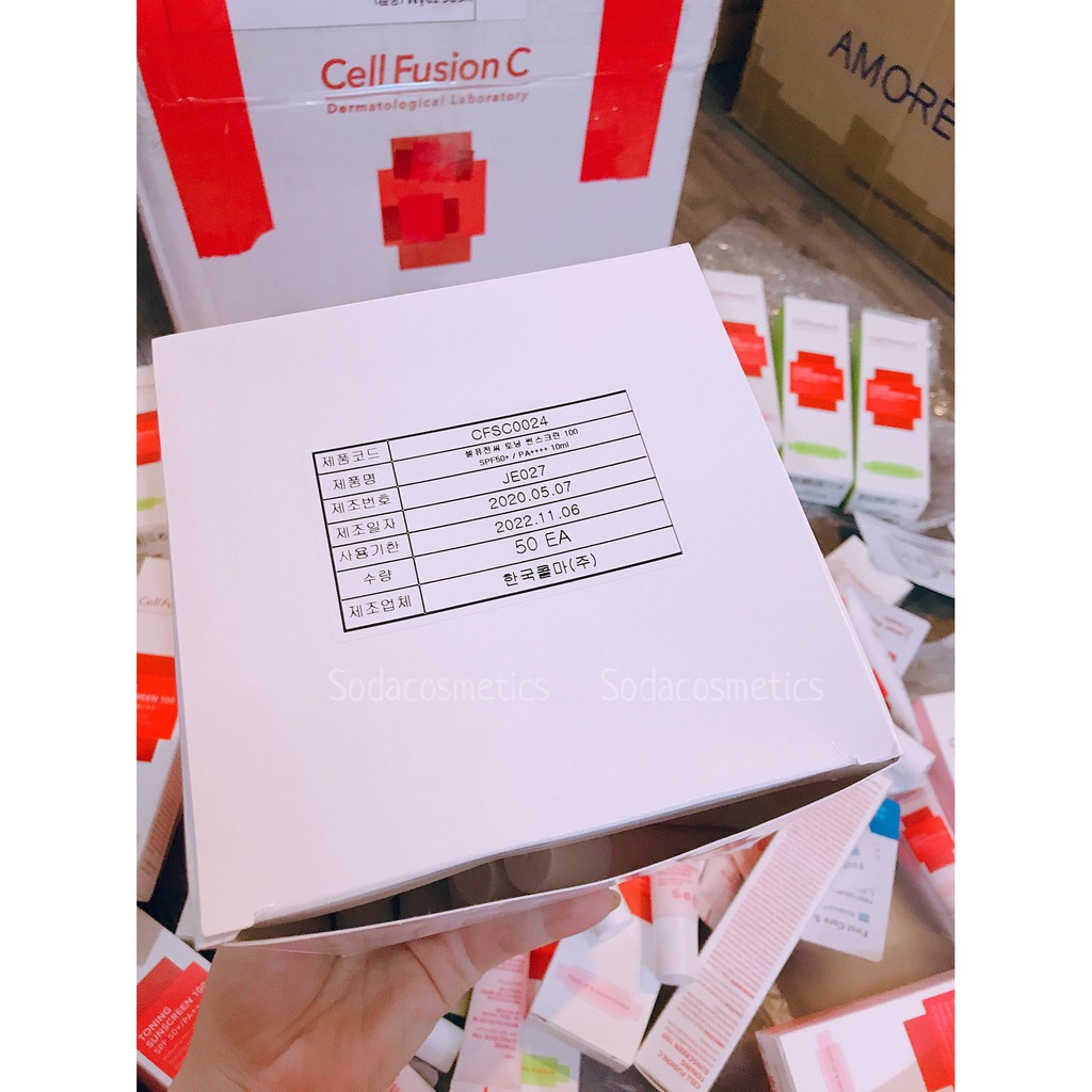 KEM CHỐNG NẮNG CELL FUSHION C TONING SUNCREEN 100