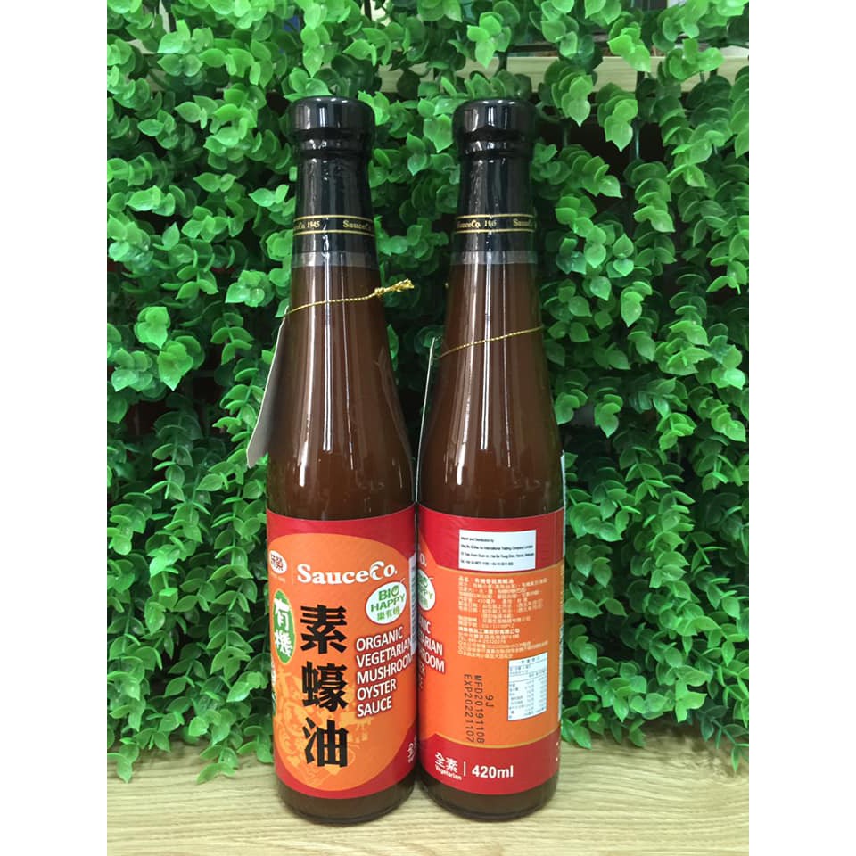 Dầu hào chay hữu cơ làm từ nấm của Đài Loan chai 420ml