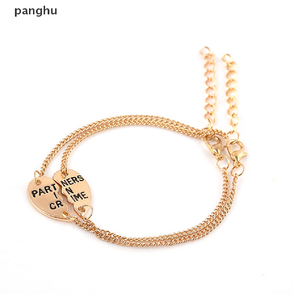Set 2 Vòng Tay Hình Trái Tim Cho Bạn Thân