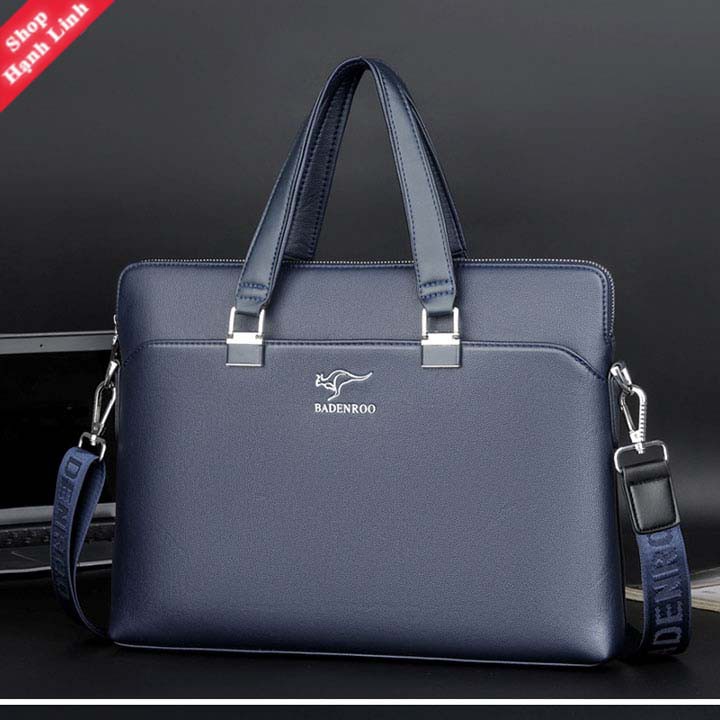 Cặp da công sở hiệu Badenroo kích thước 31 x 42 x 6.5 cm, đựng laptop 15,6 inch, cặp văn phòng | BigBuy360 - bigbuy360.vn