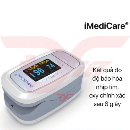 Máy đo nồng độ bão hòa oxy trong máu(spo2) và nhịp tim iMediCare iOMA6