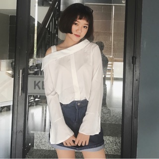 Sale còn 150k áo tay dài lệch vai