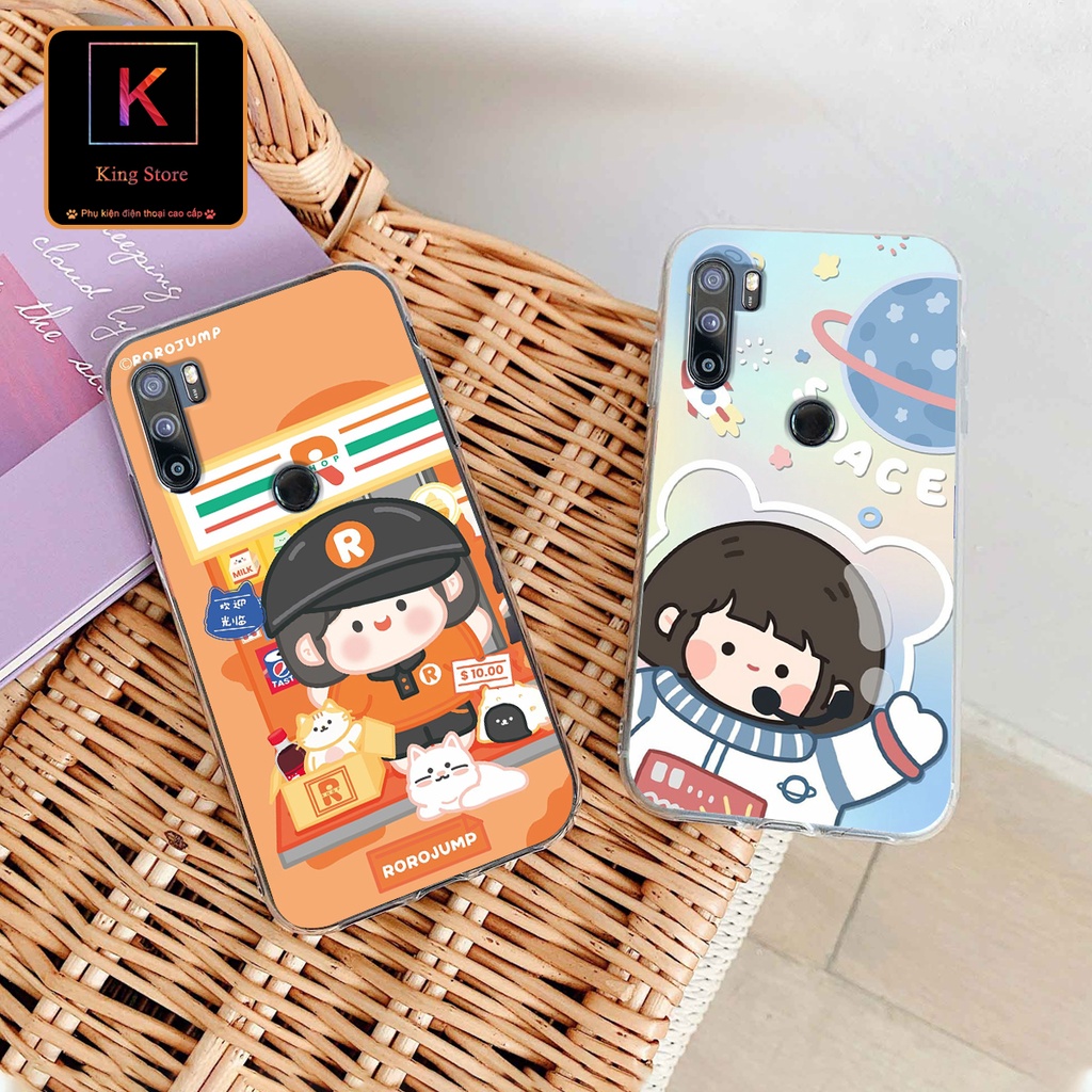Ốp lưng Vsmart Active 1 - Active 1 Plus - Active 3 - Ốp Vsmart in hình Vũ trụ &amp; Roro Jumb