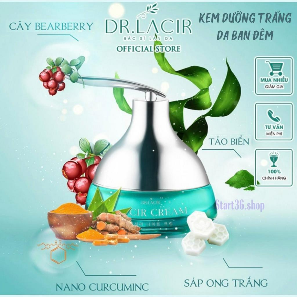 Kem dưỡng trắng da mặt Start36 kem chống nắng Dr Lacir, che khuyết điểm Cool cream, chống lão hóa, kem ngày đêm Dr Lacir