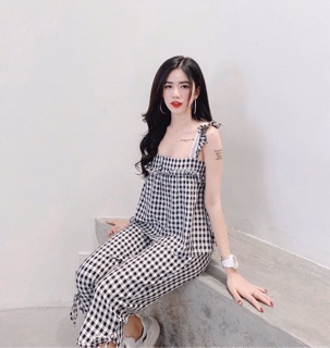 Set Bộ Áo Quần Dài Caro
