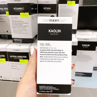 Mặt nạ đất sét The INKEY List Kaolin Clay Mask ( 50mL )