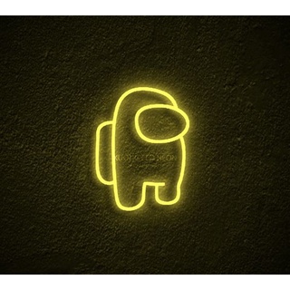 Among Us Led neon sign | Hình Among nhiều màu | Quà Tặng trang trí phòng cực chất | 25.5 * 18cm