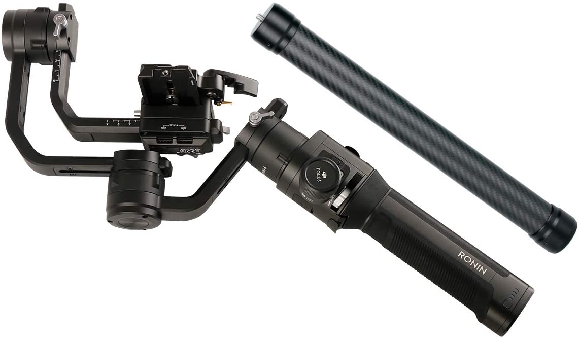 ZHIYUN Thanh Nối Dài Bằng Sợi Cacbon Dh10 1 / 4 '' 3 / 8 '' Cho Dji Ronin S Moza Air Cross Feiyutech Ak4000 Zhiy 2 Smooth 4