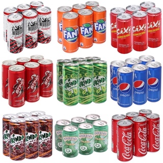 Lốc 6 Lon Các Loại Nước Ngọt Và Trà
