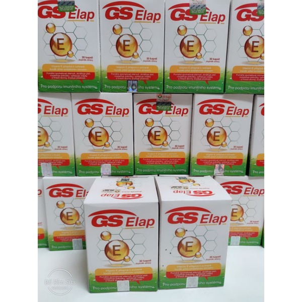 🆘   ib shop hỗ trợ  Vitamin E 400IU GS Elap nhập khẩu Châu Âu, hộp 30 viên bổ sung vtm E hữu cơ đẹp da