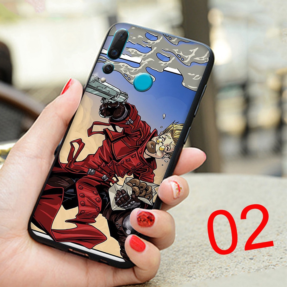 Ốp điện thoại mềm in hình anime Trigun cho Huawei Y5 Y6 Y7 Y9 Prime