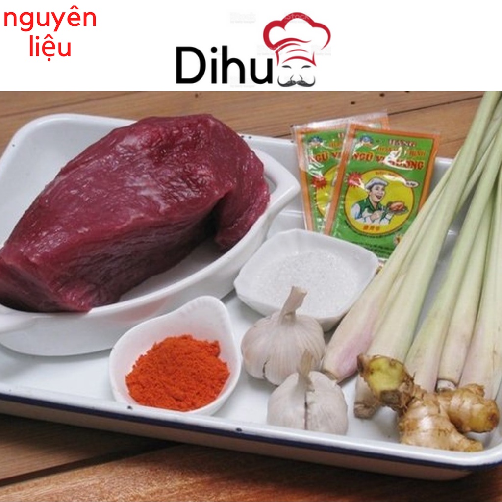 Khô bò sợi sấy thơm ngon giày dinh dưỡng chua chua cay cay tại Dihu food