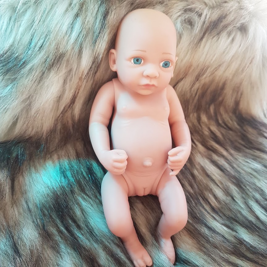 Búp bê Tái Sinh Bé Trai sơ sinh 26 CM bằng silicon - REBORN BABY Body Full Silicone Vinyl Boys 10 inch