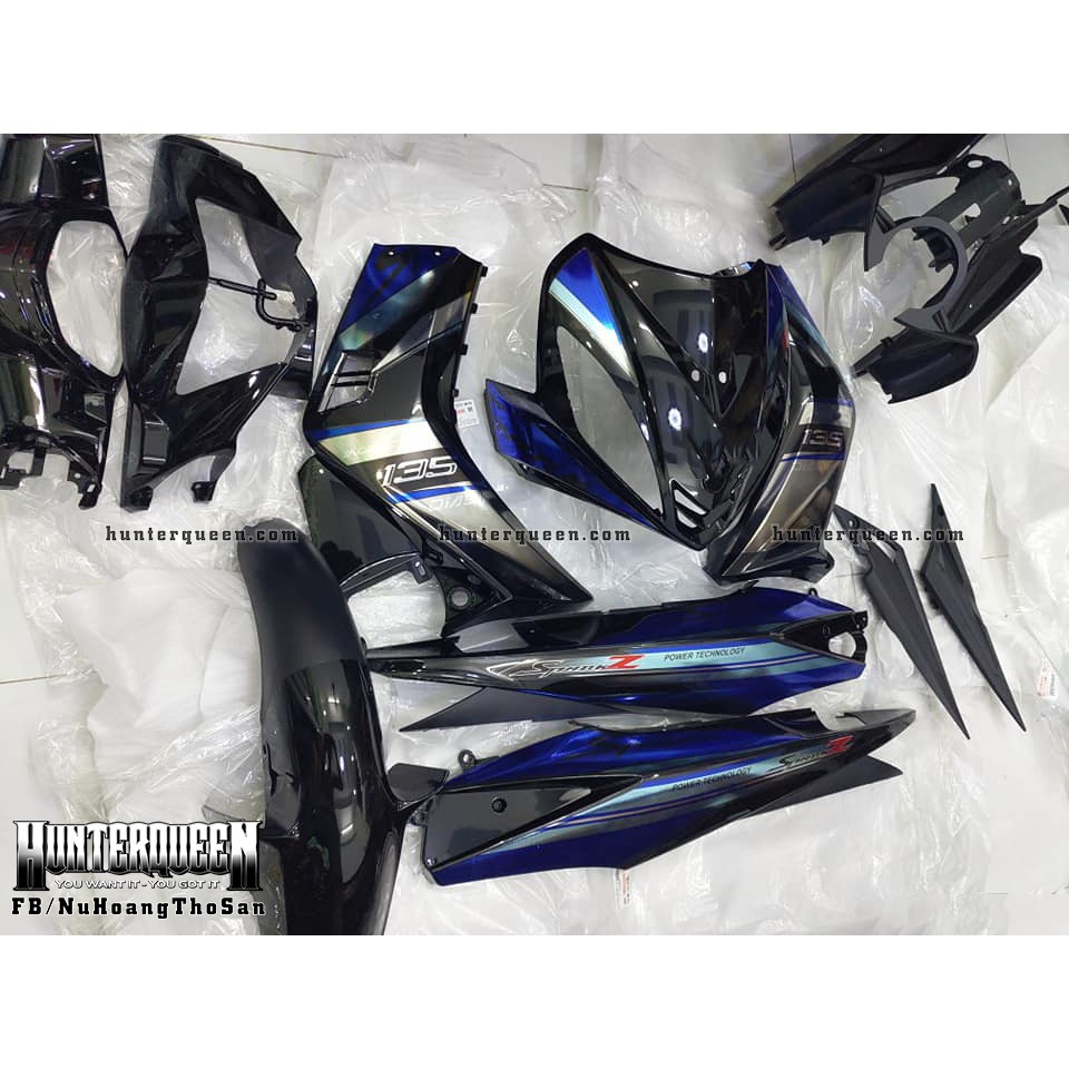 Tem xe Exciter 2009 đẹp - Tem Spark Z, Chất liệu crom - Kéo qua để xem thêm mẫu tem - Tùy chỉnh theo yêu cầu