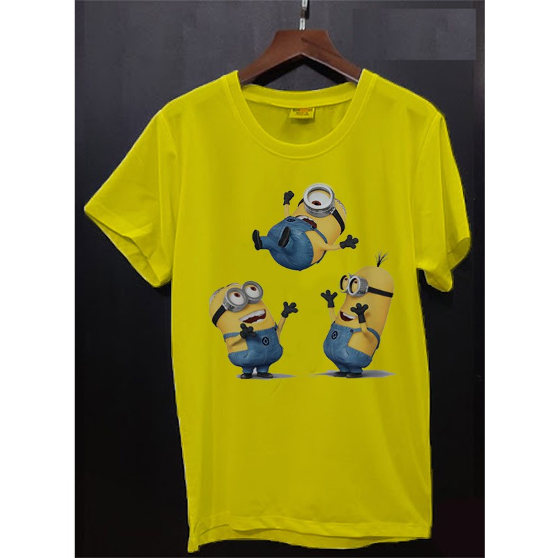 Áo thun Unisex minion vui nhộn - Áo Unisex Dành cho Nam, Nữ Trẻ Em