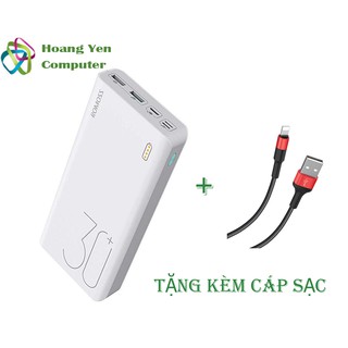 [Tặng Cáp Sạc] Sạc Dự Phòng Romoss Sense 8 Plus 30000Mah Qc3.0 3 Cổng Sạc - Bh 1 Năm - Hoàng Yến Computer