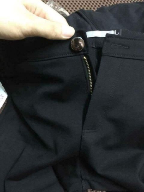 Quần tregging cạp khóa vải cotton | BigBuy360 - bigbuy360.vn