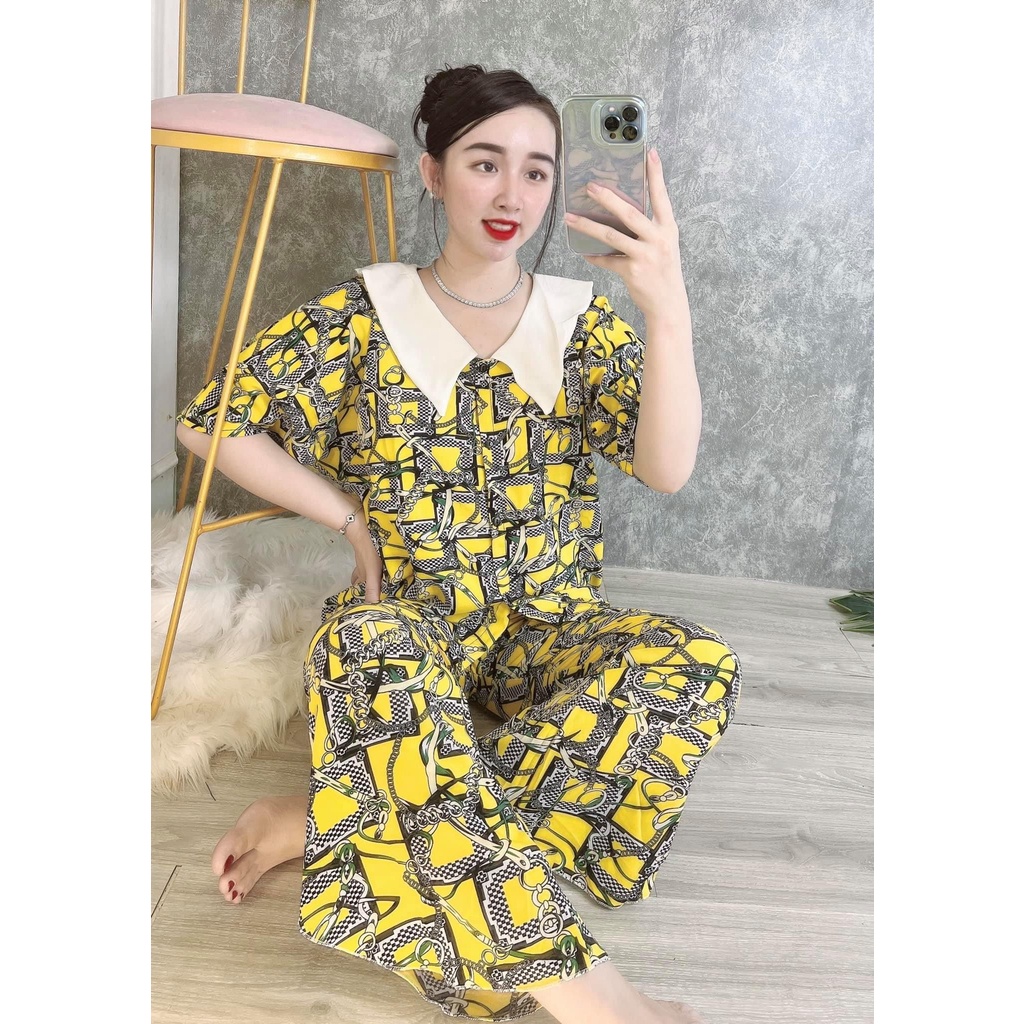 Đồ bộ dài chất lụa loại một, from cực dể thương | BigBuy360 - bigbuy360.vn