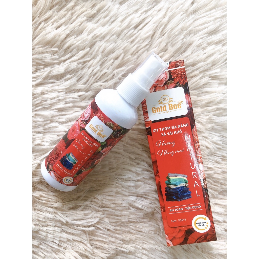 XỊT THƠM ĐA NĂNG XẢ VẢI KHÔ GOLD BEE