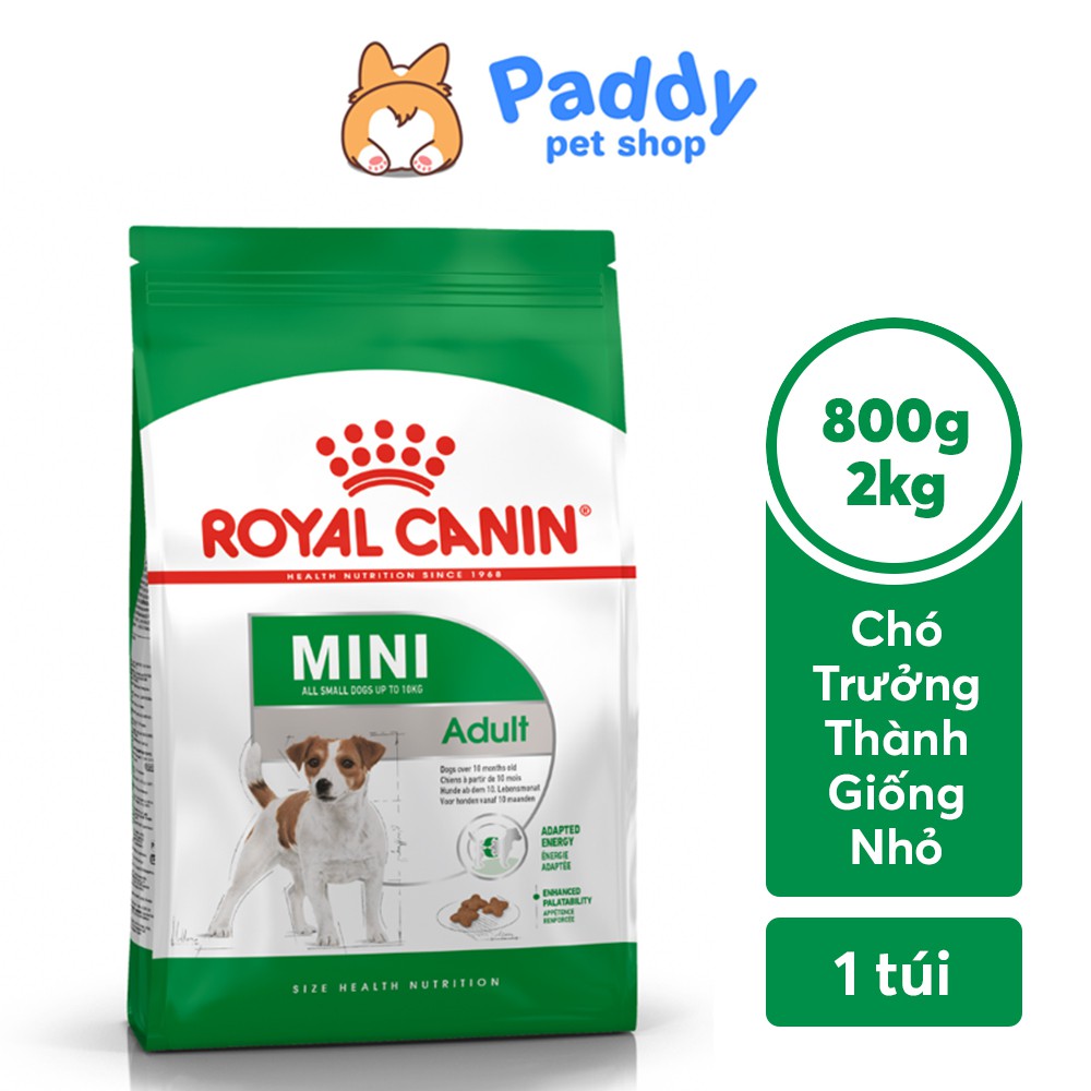 Hạt Royal Canin Mini Adult Cho Chó Trưởng Thành Giống Nhỏ