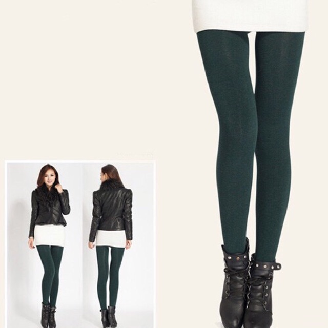 Quần legging nữ tôn dáng cực đẹp xanh rêu