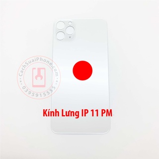 Kính Lưng tương thích IP 11 Pro / 11 Pro Max – Lỗ Camera To (Mắt To)