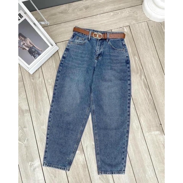 QUẦN BAGGY BÒ NỮ CẠP CAO - JEANS#1106