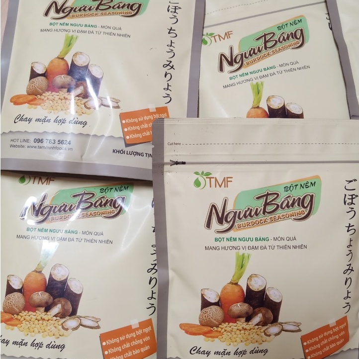 Bột Nêm, Hạt Nêm Ngưu Báng, Hạt Nêm Chay 450gr -Thực Dưỡng.