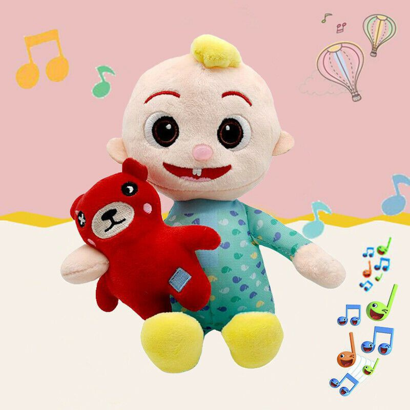 Đồ chơi nhồi bông Cocomelon quả dưa hấu hoạt hình 26cm / 20cm / 17cm