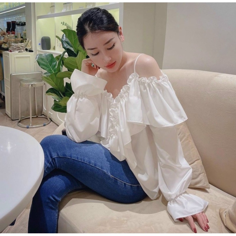 ÁO BỆT VAI BÈO TAY DÀI