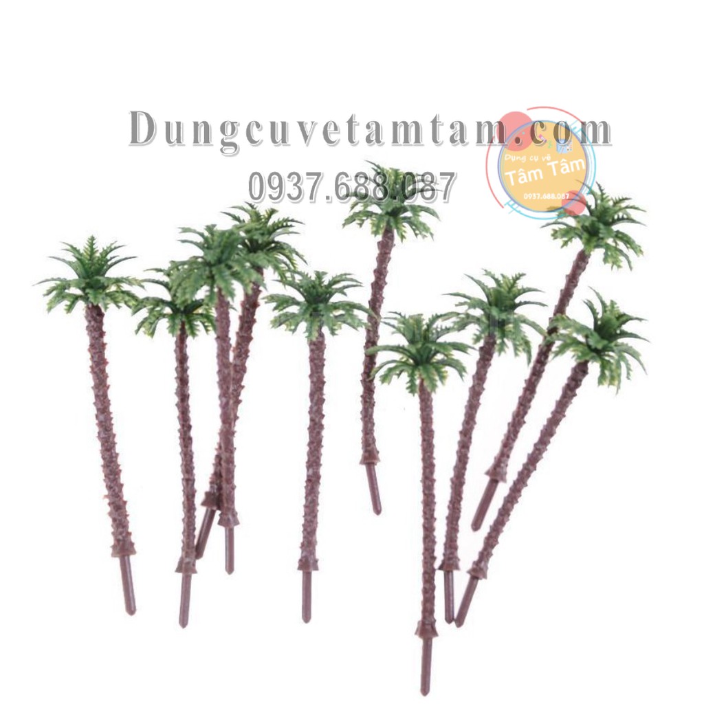 [ TÂM TÂM ] Cây mô Hình , DỪA Ốm MR176 - Cây giả trang trí tiểu cảnh, sân vườn, terrarium, mô hình DIY , Sa bàn