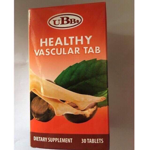 Healthy Vascular Tab Ubb - hỗ trợ giảm viêm, tăng sức bền thành mạch, co búi trĩ ...)