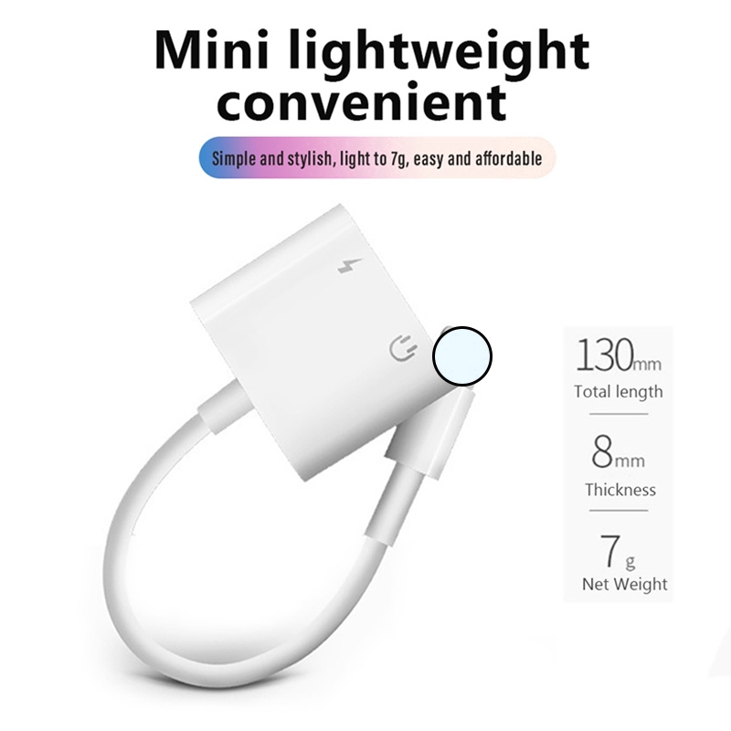 Cáp Chuyển Đổi Sang 3.5mm 2 Trong 1 Cho IPIos